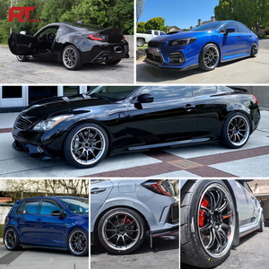 Cerchi Forgiati Personalizzati da 18, 19, 20 Pollici 5x130 5x120 Concavi a 10 Razze Color Gunmetal per Auto Sportive Porsche 911 Cayman Boxster - Product Image 3