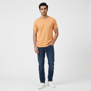 T-shirts en coton pour hommes, taille personnalisée, disponibles en gros à prix avantageux, avec personnalisation de la taille, de la couleur et du design - Product Image 1