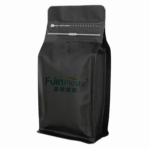 Coffee Beans Bag Tea Packaging For Coffee Tea Bags With Zipper Valve And Zipper Coffee Packaging Bags Stand Up Pouch