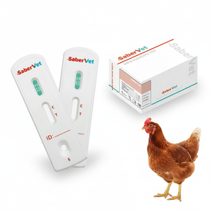 Kit de <span class=keywords><strong>test</strong></span> rapide vétérinaire pour l'antigène du virus de la maladie de Newcastle (NDV) chez la volaille - Product Image 1