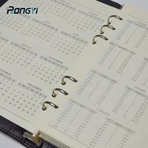 Cuaderno diario A5 <span class=keywords><strong>de</strong></span> cuero PU personalizado, 6 anillos, hojas sueltas magnéticas con logotipo personalizado, cuaderno <span class=keywords><strong>de</strong></span> notas <span class=keywords><strong>de</strong></span> tamaño 8,5 ''(A5) - Product Image 5