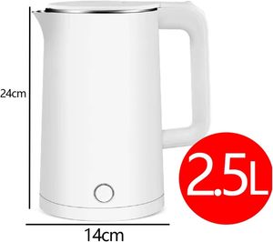 Bouilloire à thé double paroi multicolore en plastique PP et acier inoxydable 201/304 – Offre Spéciale - Product Image 2