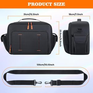 Sac de transport de voyage portable personnalisé pour ResMed AirSense 11 CPAP pour <span class=keywords><strong>Philips</strong></span> <span class=keywords><strong>Dreamstation</strong></span>/3B Medical Luna G3/XT Fit Organizer - Product Image 4