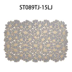 Vente en gros PVC Faux cuir Tapis d'égouttage lavable Dessous de verre pour Restaurant Cuisine Bronzage Décoration Tapis & Tampons - Product Image 2