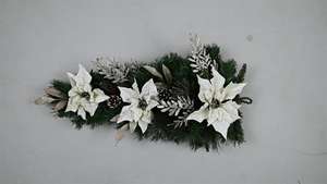 Guirnaldas Navideñas Artificiales Personalizadas al por Mayor, Decoraciones Interiores con Agujas de Pino en Forma de Lágrima - Product Image 5