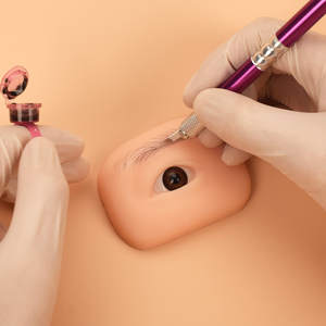 Delineador de ojos de silicona suave 5D, maquillaje permanente para cejas, tatuajes, artistas, tablero de Microblading para ojos, práctica de la piel, novedad - Product Image 3