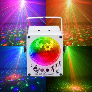 Yeni sihirli topu Strobe lazer sahne ışığı KTV Bar gece kulübü ev partisi ışıkları disko projektör dans düğün tatil