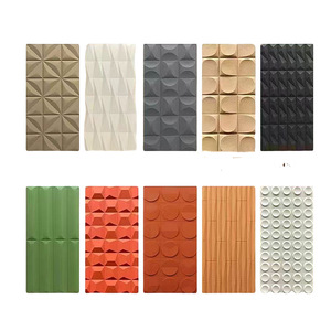 PU Vague Conseil Géométrique Décoratif Conseil Fond Mur Léger Bois Grain Ligne Pierre 3D Poisson Échelle Conseil Mosaïque Ménage - Product Image 5