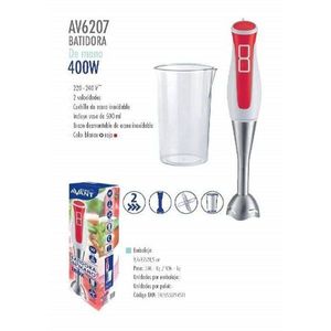 Batidora de mano Avant 400W 2 velocidades con jarra de 500 ml blanca y azul - Product Image 2