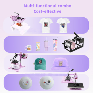Presse à sublimation semi-automatique 5 en 1 29x38CM pour T-shirts, gobelets et mugs - Product Image 5
