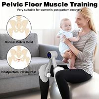 Appareil d'exercice des cuisses Kegel en plastique, alimenté par piles, 3 niveaux de résistance, pour le renforcement du plancher pelvien et des cuisses internes