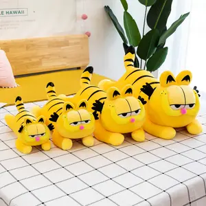 Groothandel Nieuwe Aankomst Garfield Gevulde Pop Liegende Dikke Kat Knuffel Gift Garfield Pluche Speelgoed