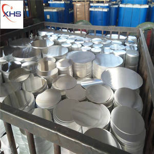Chine usine personnalisée 1050/1060/1100/2024/3003/6061/7075 H24 2mm plaque de cercle en aluminium disque rond en aluminium pour plaque de batterie de cuisine - Product Image 4