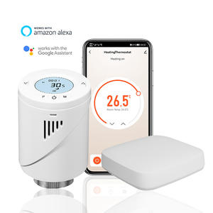 Tête thermostatique programmable Zigbee au design moderne <span class=keywords><strong>pour</strong></span> <span class=keywords><strong>radiateur</strong></span>, <span class=keywords><strong>pour</strong></span> utilisation en appartement - Product Image 5