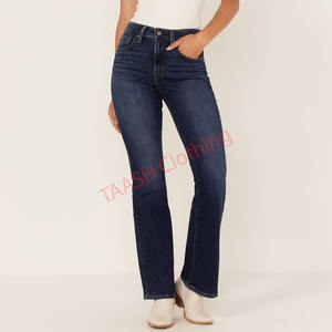 Pantalones Vaqueros Clásicos de Mujer con Bolsillos, Ajuste Atemporal, Tejido Suave y Elástico, Cómodo y Duradero, para Uso Diario Informal y Semi Formal - Product Image 4