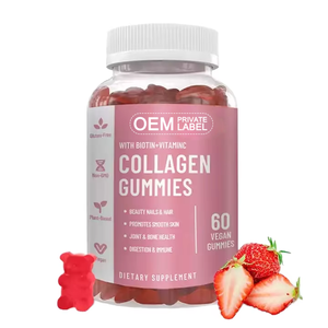 Hautaufhellende Gummibärchen für Erwachsene mit Glutathion & Kollagen als Anti-Aging Schönheitsergänzung in Gummibonbon-Dosierung - Product Image 1