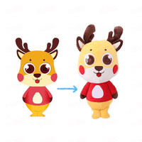 Envoyez-nous votre Design et nous pouvons vous aider à le transformer en mascotte d'entreprise de poupées en peluche personnalisées