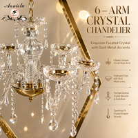 ANNIELU – Support de bougies géométrique de luxe en métal doré avec tubes en acrylique pour centre de table, idéal pour les mariages et événements – Fournisseur de décoration