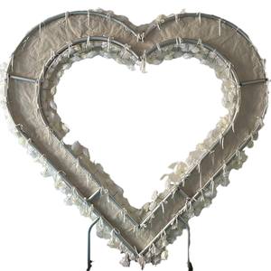 プロミスゴールデンハート型アーチ結婚式の背景ステージ設定レセプションエリア装飾結婚式の背景 - Product Image 5