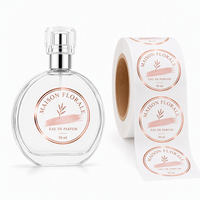 Étiquette autocollante personnalisée imperméable pour bouteille, en vinyle PET, pour pot ou bouteille de cosmétiques et soins de la peau