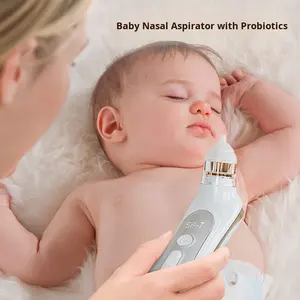 Aspirador <span class=keywords><strong>Nasal</strong></span> Eléctrico de Silicona para Bebés, Limpiador de Mocos para Recién Nacidos, Seguro, Modelo UB-007, en Existencia, Venta al por Mayor - Product Image 2