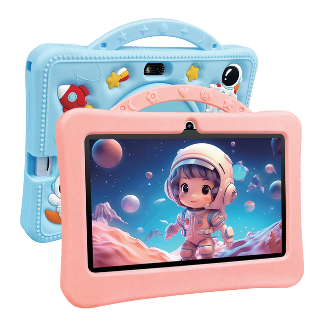 Low Price 7 Inch Kids Tablet Wifi Dual Camera Eye Protection Screen Anti-drop Case Educational Learning Tablet for Children