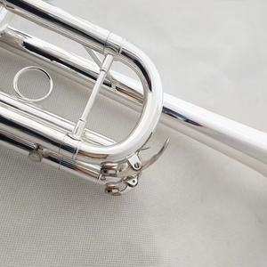 Vente en gros/OEM/<span class=keywords><strong>Prix</strong></span> d'usine Vente à chaud d'instruments en laiton plaqué argent Clé en C <span class=keywords><strong>Trompette</strong></span> Jeu facile pour les étudiants débutants - Product Image 3