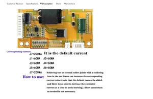 <span class=keywords><strong>CA</strong></span>-399 neue 26-Zoll-50-Zoll-Diode LCD-TV Universal-Konstantstrom-Leistungs modul 200-mA-Eingang Universal-Konstant strom platine - Product Image 3