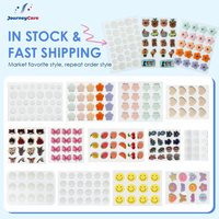 Patchs Hydrocolloïdes Anti-Acné en Forme d'Étoile avec Boîte Miroir, Autocollants Colorés pour Boutons, Traitement Esthétique des Imperfections, Sans Cruauté Animale, Marque Privée