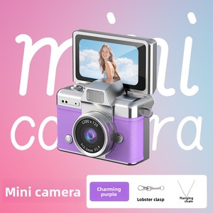 Nouvelle caméra numérique portable Damon avec écran rabattable 90°, mini CCD 2MP 1080P, idéale pour étudiants et fêtes, en ABS, avec carte TF - Product Image 6