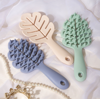 Peigne à cheveux à dents larges à long manche pour le lavage des cheveux, massage du cuir chevelu, outil de soin des cheveux sous la douche