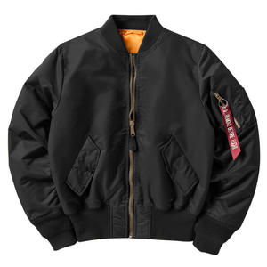 Custom Logo Spring Autumn Lightweight Pilot <strong>Jacket</strong> Short Retro Flight <strong>Jacket</strong> Windproof Waterproof Bomber MA1 <strong>Jacket</strong> for Man - Product Image 4