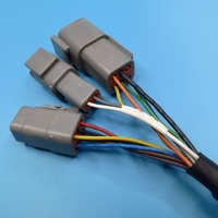 Connecteur Deutsch DT personnalisé DTM DT assemblage de câble DTP JST 2 4 6 faisceau de câbles à 8 broches pour VTT Dirt Bike Quad Go Kart moto