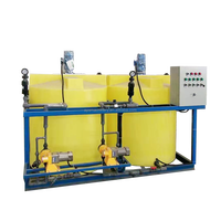 Machine de dosage chimique Traitement de l'eau Dosage automatique de polymère Dosage de poudre chimique et unité de préparation Station de floculation