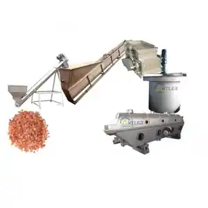 iodized sea salt production line refinery plant crude rock salt refining machine lake salt crushing washing drying machine