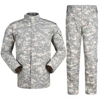 Uniforme Táctico ACU Personalizado, Económico, de Alta Calidad y Transpirable, Camuflaje Digital Oceánico, Conjunto de Chaqueta y Pantalones