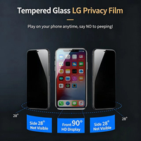 Fonlyu Verre Trempé Anti-Explosion Anti-Espion 9H ESD Incassable pour Écran de Téléphone iPhone 18 Pro Max 17 Air 17 16 15