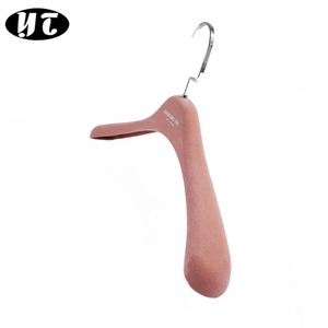 Di alta classe di velluto viola <span class=keywords><strong>abiti</strong></span> e <span class=keywords><strong>abiti</strong></span> da sposa vestiti di plastica gancio con logo argento - Product Image 5