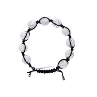 Bracelets à breloques de pierre de pluie de mode 15 grammes bracelet de corde en cuir en gros pour les femmes