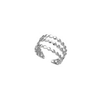 Échantillon gratuit Bon marché Tendance Personnalisée Bague de louange pour femmes en acier inoxydable à ouverture réglable pour les couples