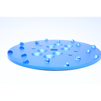 Disque de meulage innovant de 10 pouces, disque abrasif PCD, outils de sol PCD, plaque de meulage diamantée, béton, époxy, terrazzo, OEM, moyen