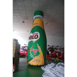 Réplica Inflable Gigante de la Botella de Bebida <span class=keywords><strong>Nestlé</strong></span> Milo Nutri G - Exhibición Inflable Promocional Personalizada para Marcas de Bebidas/Gimnasios - Product Image 1