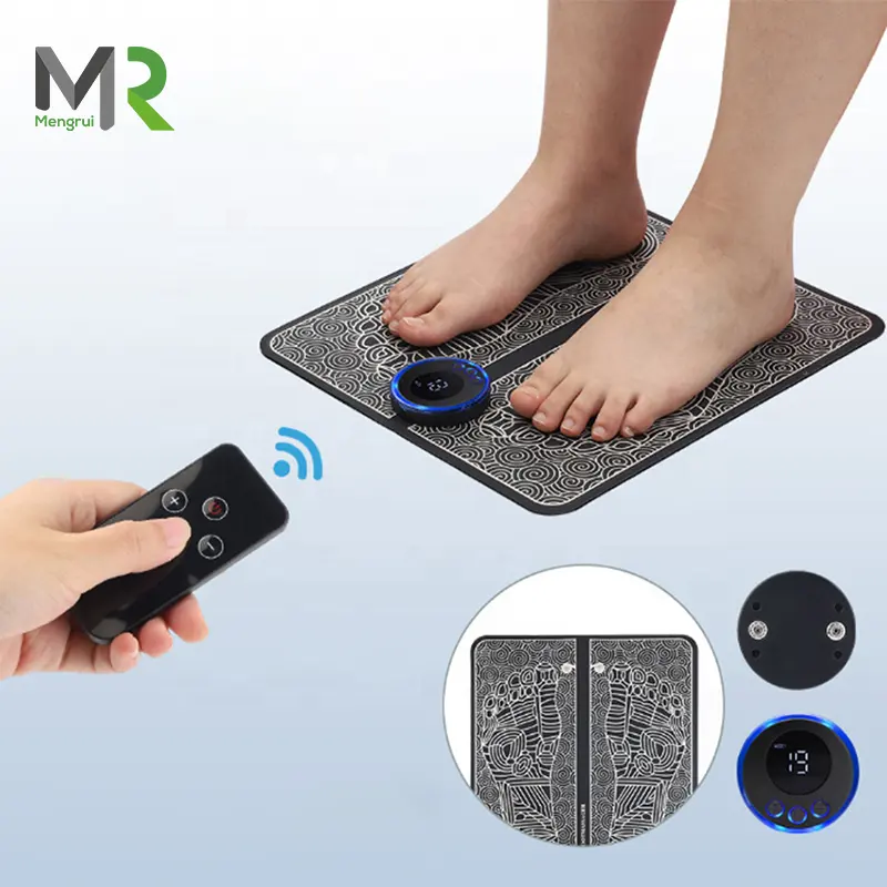 Sản phẩm Hot Massage Pad chân cơ bắp kích thích massage mat điện rung EMS chân Massager