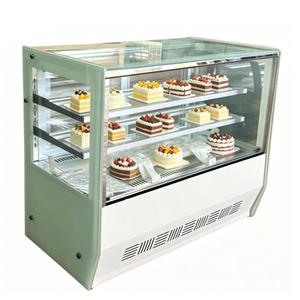 Vitrina Refrigerada Comercial Automática Antivaho para Exhibición <span class=keywords><strong>de</strong></span> Pasteles, Pan y Postres para Pastelerías - Product Image 1