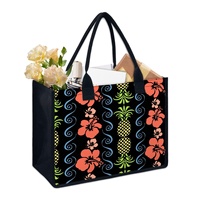 Harga Promosi Tas Tote Kasual Fashion Kepribadian Serbaguna Kapasitas Besar Desain Tribal Elei Polinesia Kustom