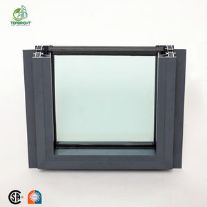 탑브라이트 모던 아메리칸 호텔 프로젝트 PTAC 창문 알루미늄 합금 고정 루버 스테인리스 스틸 스크린 네팅 히트 아파트 - Product Image 3