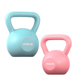 Kettlebell en PVC souple écologique, haltères en ciment, kettlebell en fonte pour la maison, la gym, le yoga, l'exercice, kettlebell lestée de sable de fer - Product Image 6