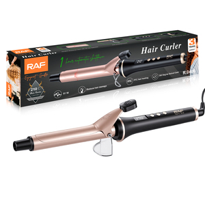 <span class=keywords><strong>Rizador</strong></span> de Pelo RAF 51W R.0406, 25mm, Calentamiento Rápido PTC, 210°C Máx., Apagado Automático, Pantalla Digital, Cable Giratorio 360° - Product Image 1
