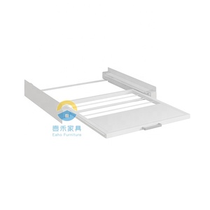 Cadre de connexion en métal étagère de rangement plaque organisateur pour <span class=keywords><strong>linge</strong></span> Machine à laver sèche-<span class=keywords><strong>linge</strong></span> empilable supports de stockage supports - Product Image 1
