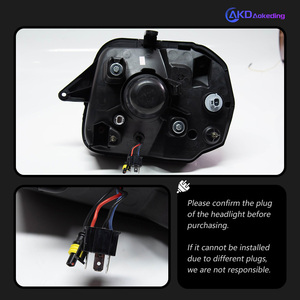 Phares de voiture BBA pour <span class=keywords><strong>Suzuki</strong></span> <span class=keywords><strong>Jimny</strong></span>, lentille de projecteur, design 2007-2015, feux de jour DRL, feux de croisement et de route automatiques - Product Image 4